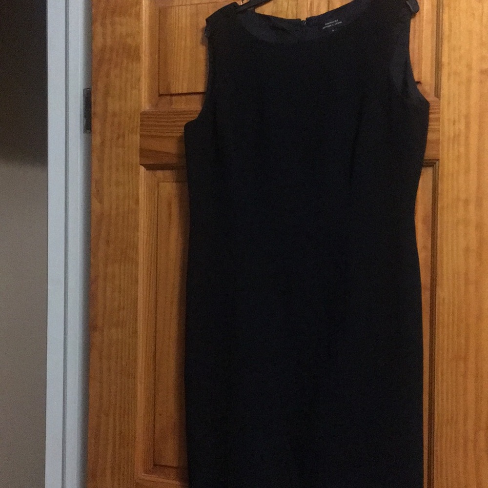 A classic a line black dress